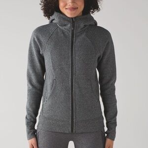Lululemon Scuba Hoodie *Light Cotton Fleece
Heathered Speckled Black size 8